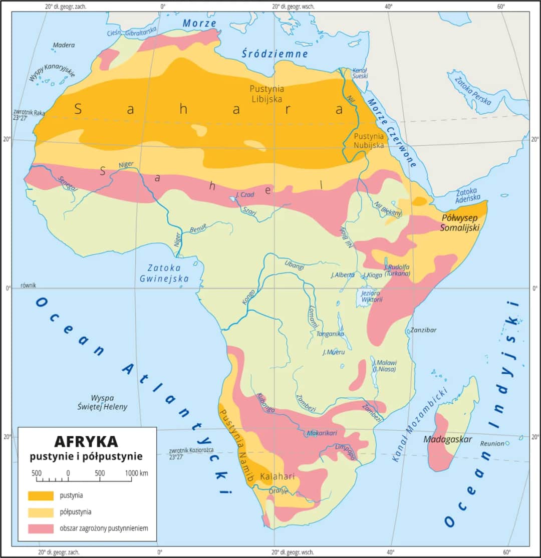 Największe pustynie w Afryce: Sahara, Kalahari, Namib i ich tajemnice