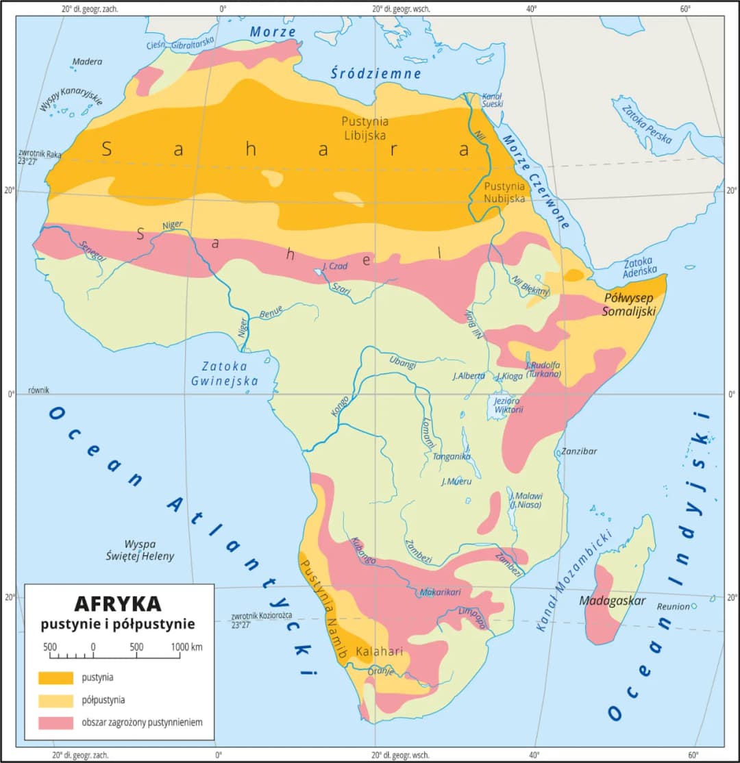 Największe pustynie w Afryce: Sahara, Kalahari, Namib i ich tajemnice